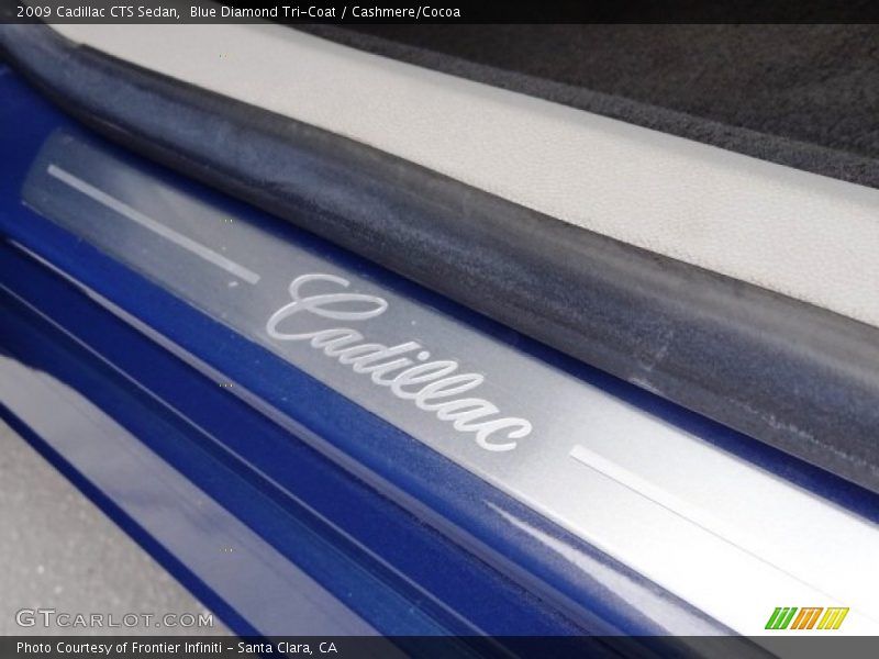 Blue Diamond Tri-Coat / Cashmere/Cocoa 2009 Cadillac CTS Sedan