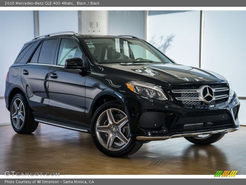 Black / Black 2016 Mercedes-Benz GLE 400 4Matic