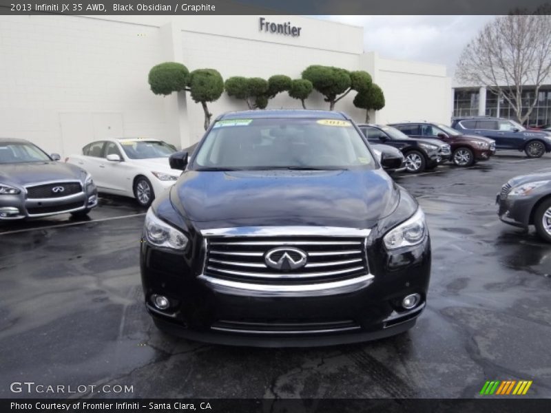 Black Obsidian / Graphite 2013 Infiniti JX 35 AWD