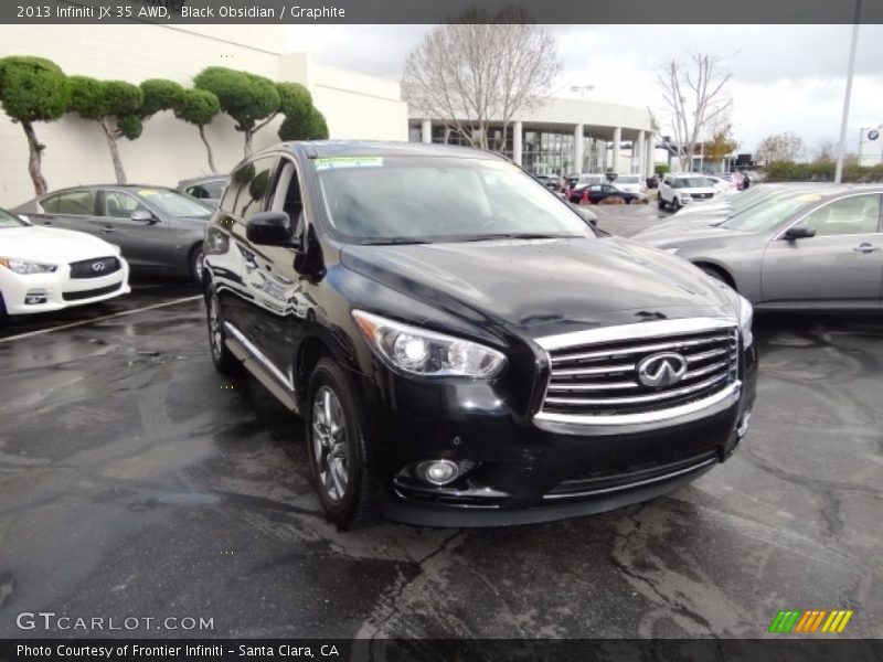 Black Obsidian / Graphite 2013 Infiniti JX 35 AWD