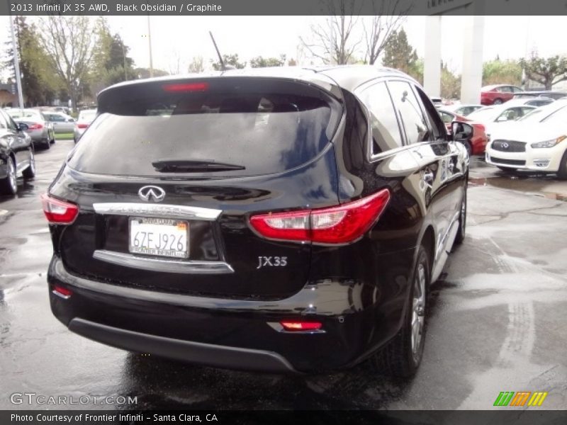 Black Obsidian / Graphite 2013 Infiniti JX 35 AWD