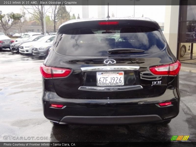 Black Obsidian / Graphite 2013 Infiniti JX 35 AWD