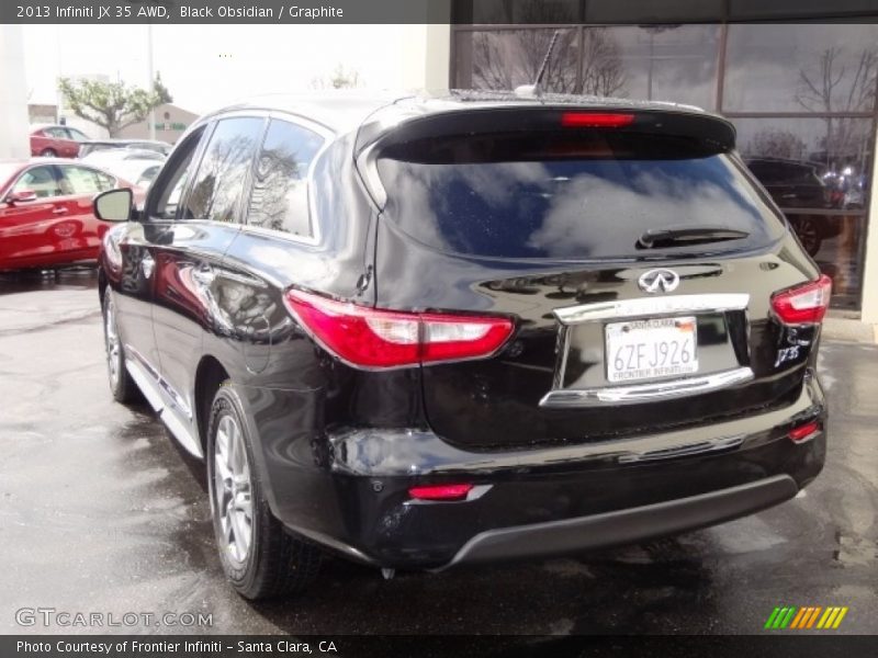 Black Obsidian / Graphite 2013 Infiniti JX 35 AWD