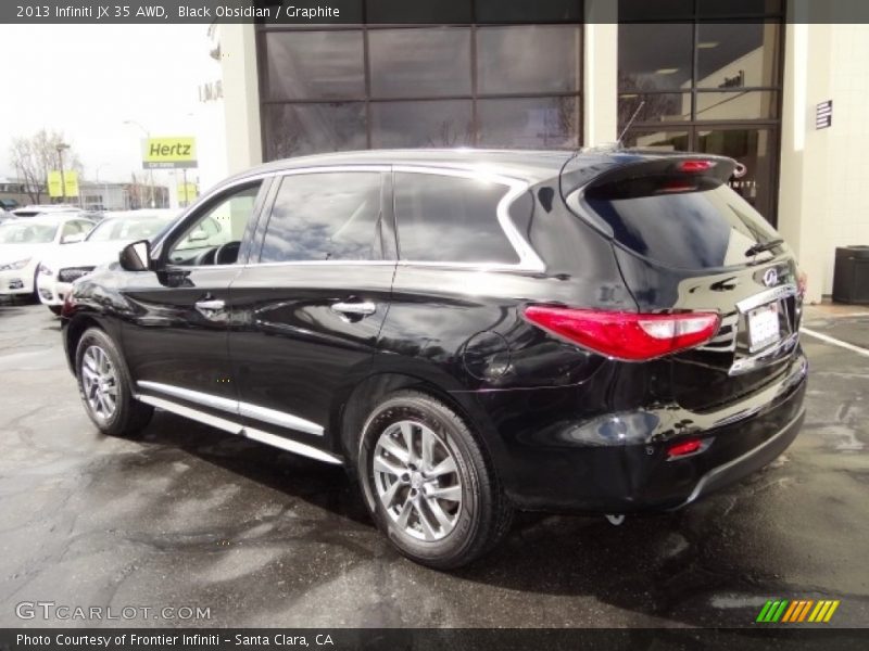 Black Obsidian / Graphite 2013 Infiniti JX 35 AWD