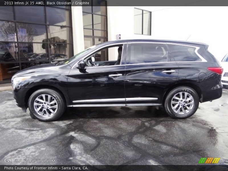 Black Obsidian / Graphite 2013 Infiniti JX 35 AWD