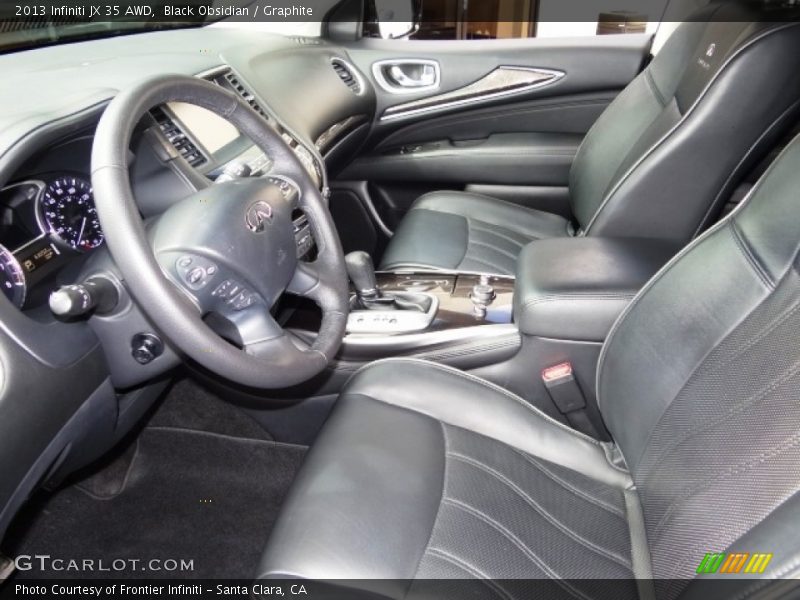 Black Obsidian / Graphite 2013 Infiniti JX 35 AWD