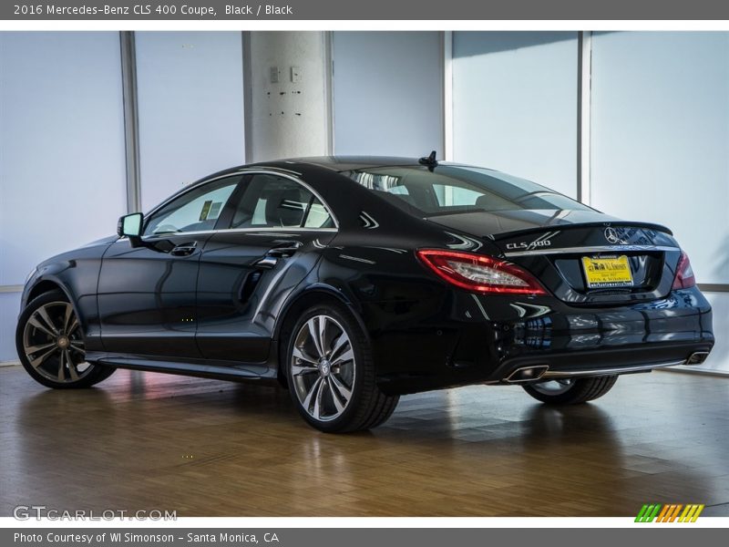 Black / Black 2016 Mercedes-Benz CLS 400 Coupe