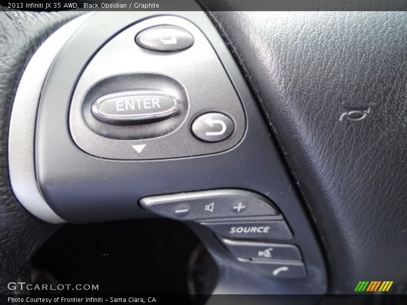 Black Obsidian / Graphite 2013 Infiniti JX 35 AWD