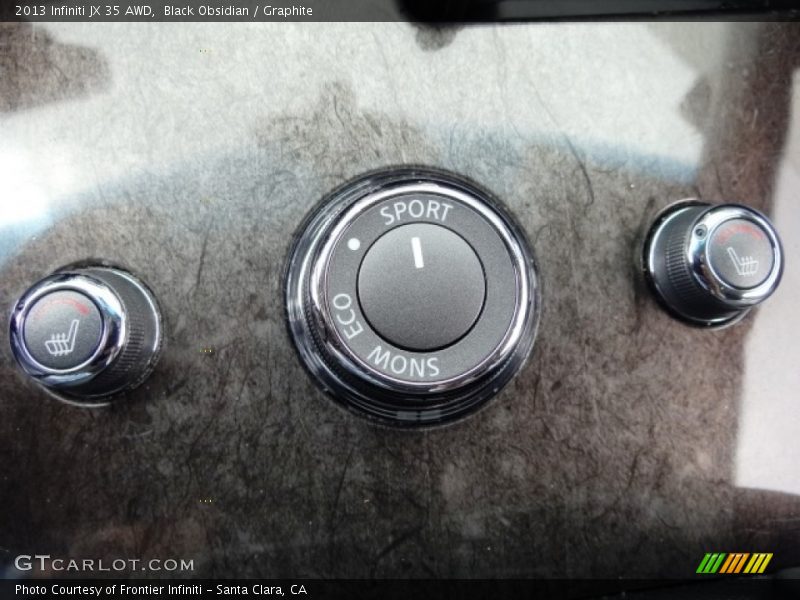 Black Obsidian / Graphite 2013 Infiniti JX 35 AWD