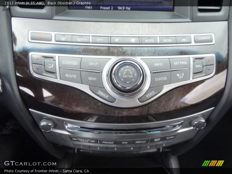 Black Obsidian / Graphite 2013 Infiniti JX 35 AWD