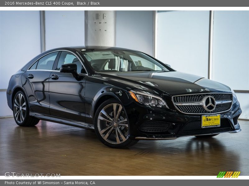 Black / Black 2016 Mercedes-Benz CLS 400 Coupe