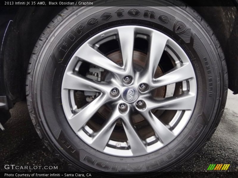 Black Obsidian / Graphite 2013 Infiniti JX 35 AWD
