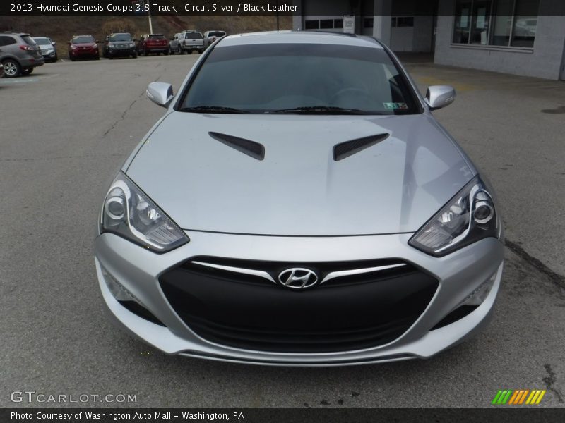 Circuit Silver / Black Leather 2013 Hyundai Genesis Coupe 3.8 Track