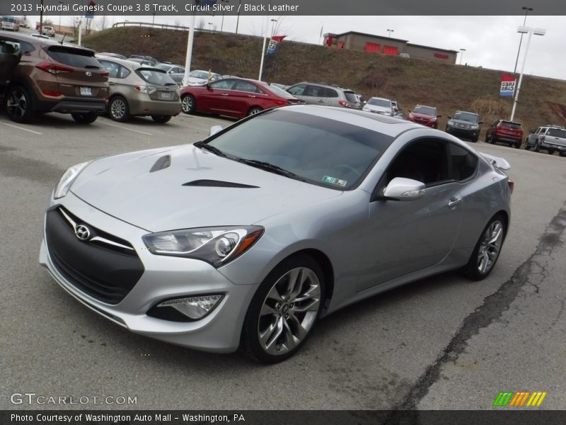 Circuit Silver / Black Leather 2013 Hyundai Genesis Coupe 3.8 Track