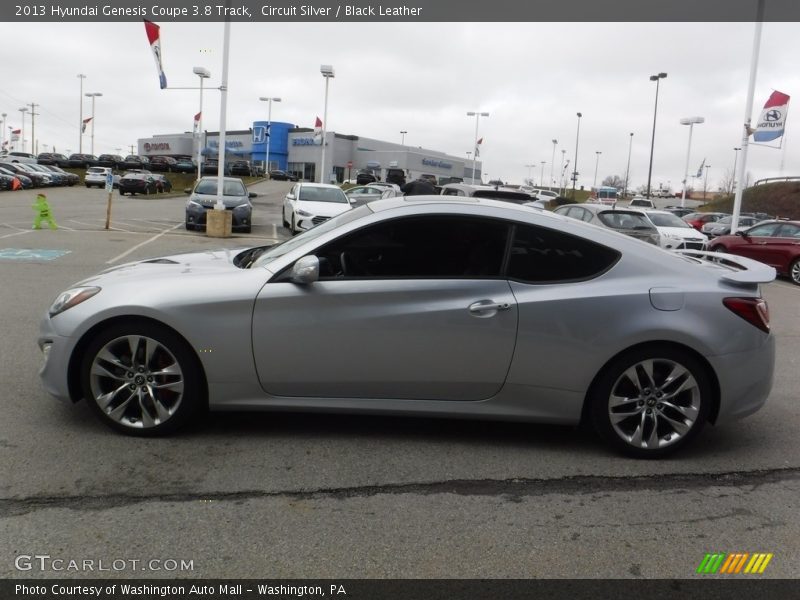 Circuit Silver / Black Leather 2013 Hyundai Genesis Coupe 3.8 Track