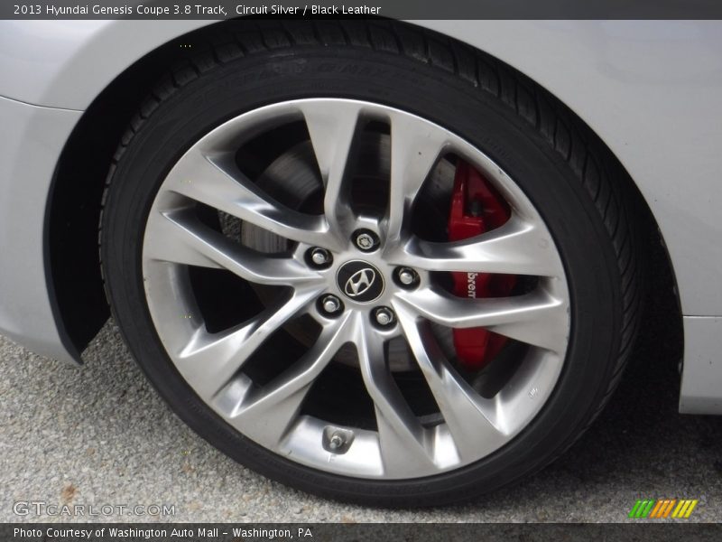 Circuit Silver / Black Leather 2013 Hyundai Genesis Coupe 3.8 Track