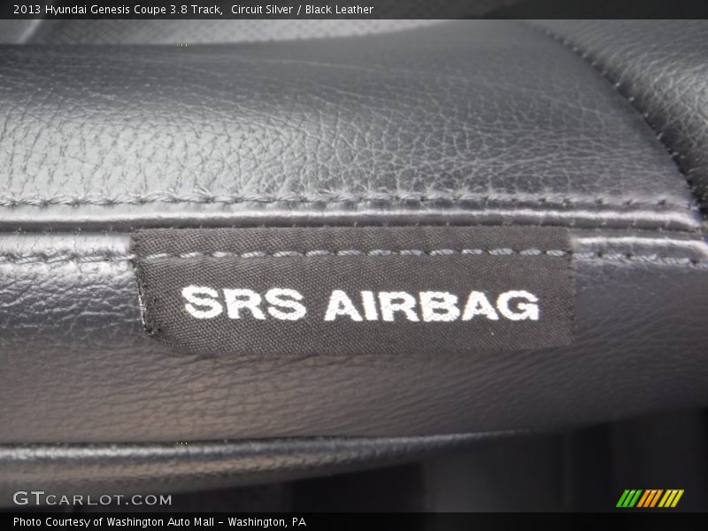 Circuit Silver / Black Leather 2013 Hyundai Genesis Coupe 3.8 Track
