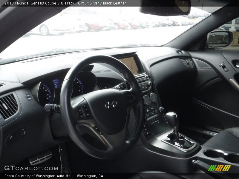 Circuit Silver / Black Leather 2013 Hyundai Genesis Coupe 3.8 Track