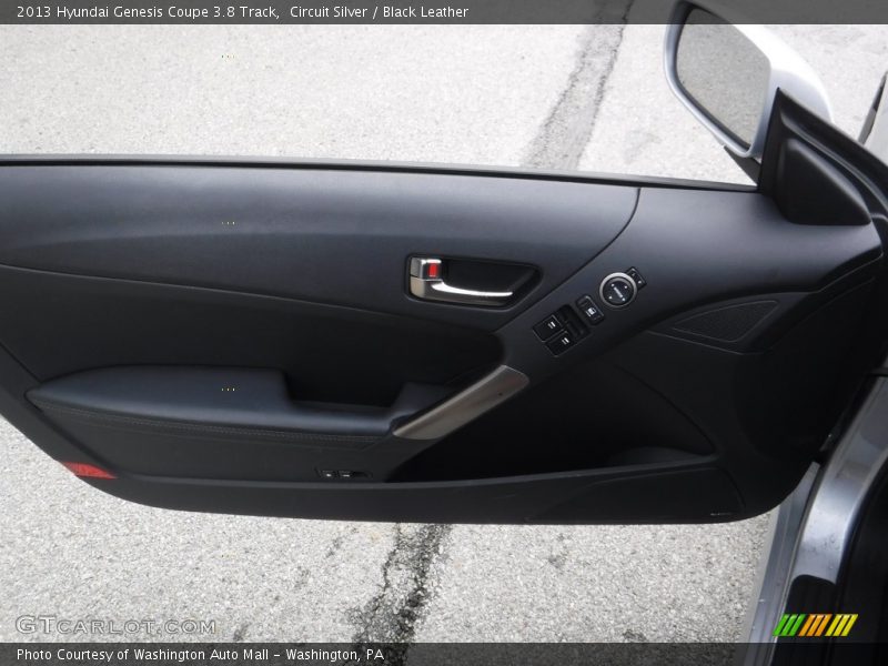 Circuit Silver / Black Leather 2013 Hyundai Genesis Coupe 3.8 Track