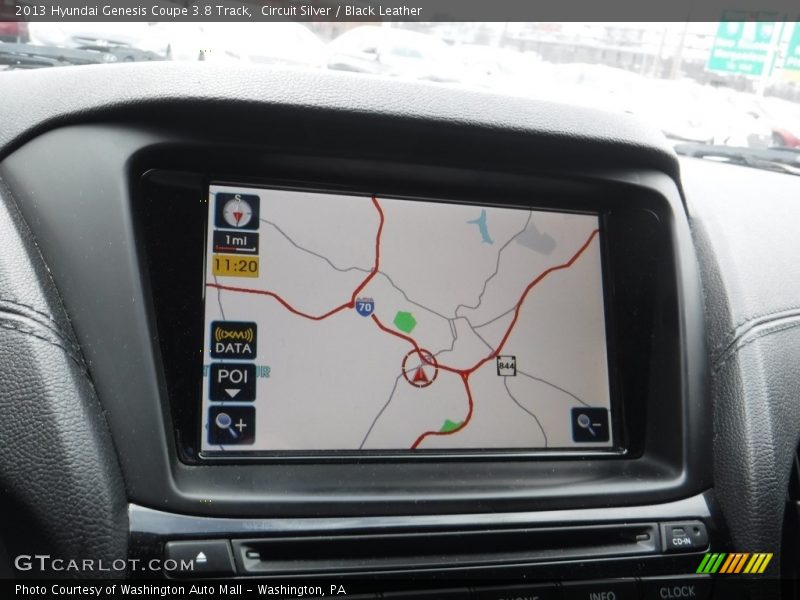Circuit Silver / Black Leather 2013 Hyundai Genesis Coupe 3.8 Track