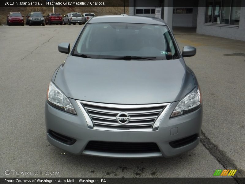 Magnetic Gray Metallic / Charcoal 2013 Nissan Sentra S