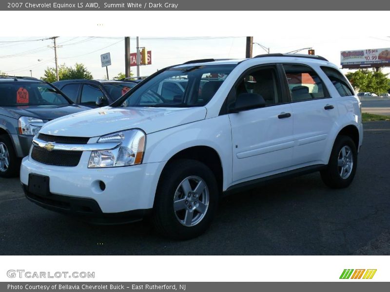 Summit White / Dark Gray 2007 Chevrolet Equinox LS AWD