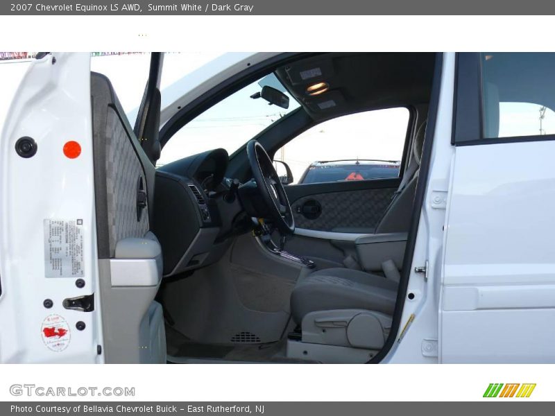 Summit White / Dark Gray 2007 Chevrolet Equinox LS AWD