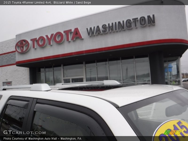 Blizzard White / Sand Beige 2015 Toyota 4Runner Limited 4x4
