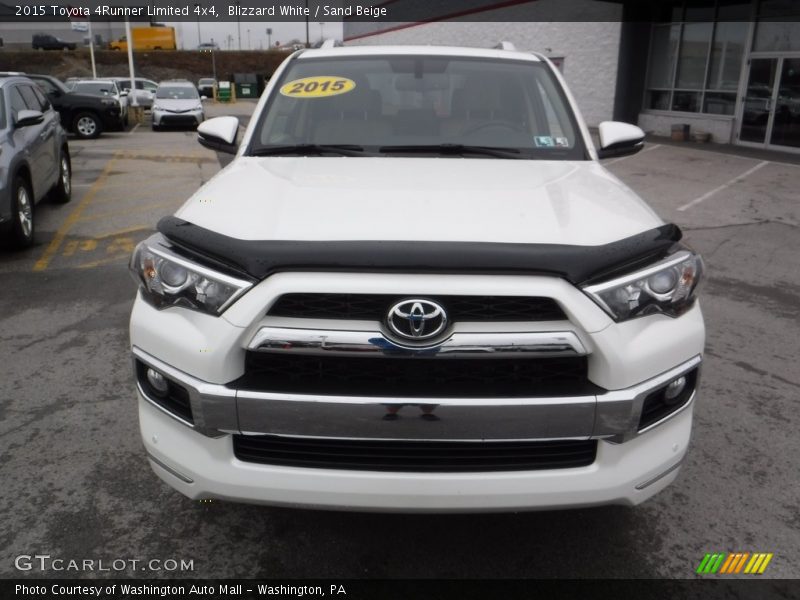 Blizzard White / Sand Beige 2015 Toyota 4Runner Limited 4x4