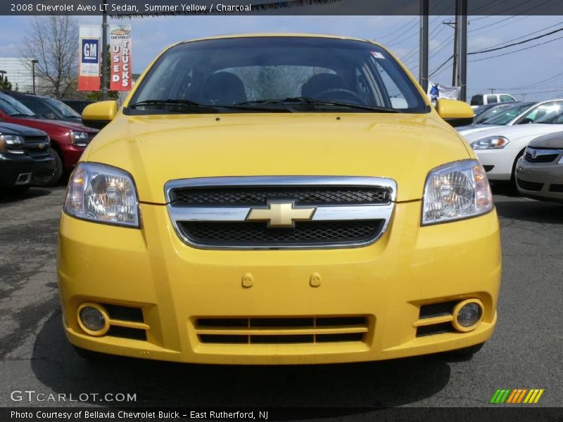 Summer Yellow / Charcoal 2008 Chevrolet Aveo LT Sedan
