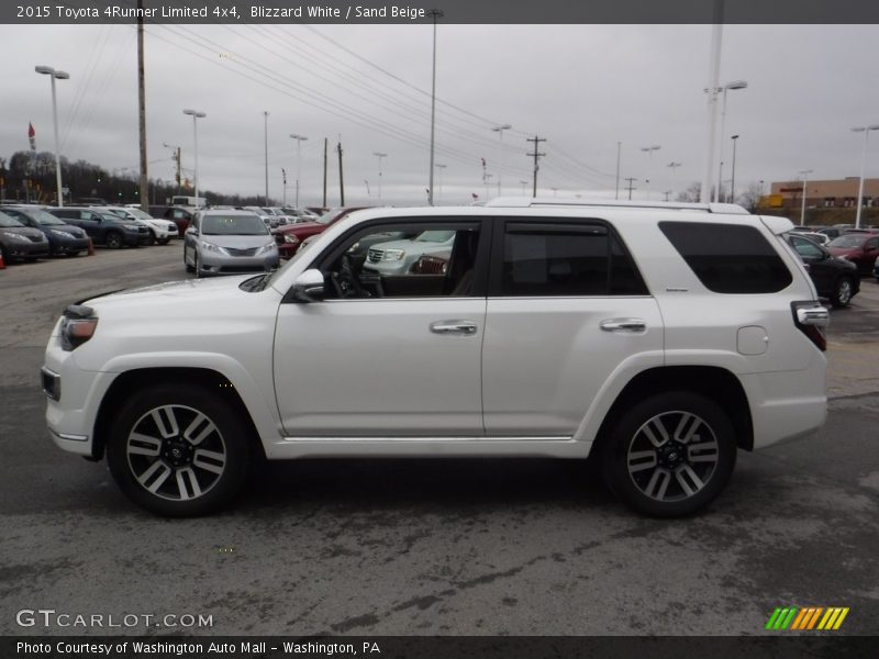 Blizzard White / Sand Beige 2015 Toyota 4Runner Limited 4x4