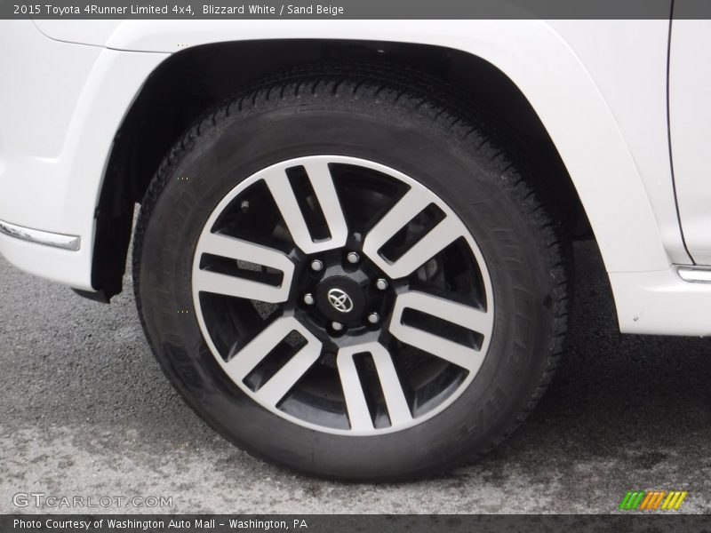 Blizzard White / Sand Beige 2015 Toyota 4Runner Limited 4x4