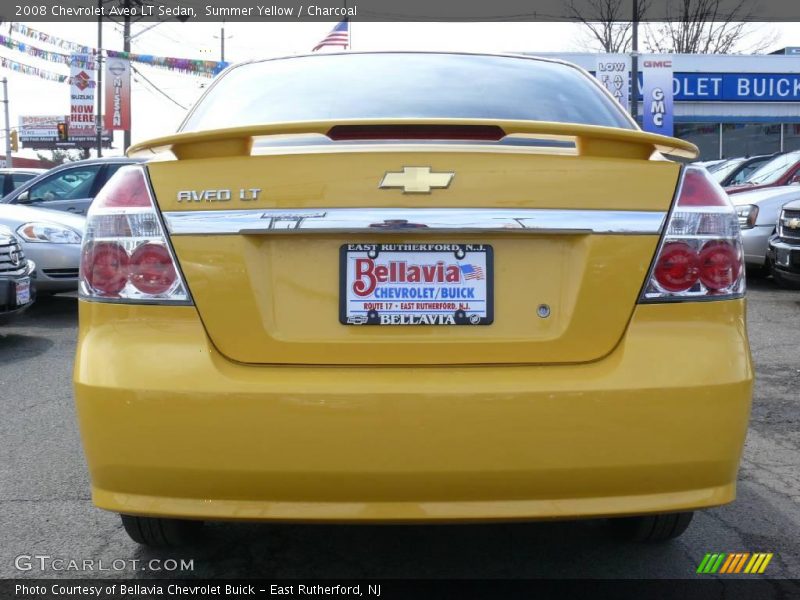 Summer Yellow / Charcoal 2008 Chevrolet Aveo LT Sedan