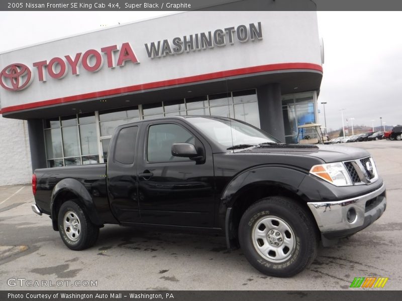 Super Black / Graphite 2005 Nissan Frontier SE King Cab 4x4