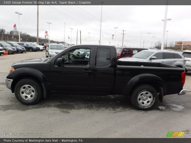 Super Black / Graphite 2005 Nissan Frontier SE King Cab 4x4