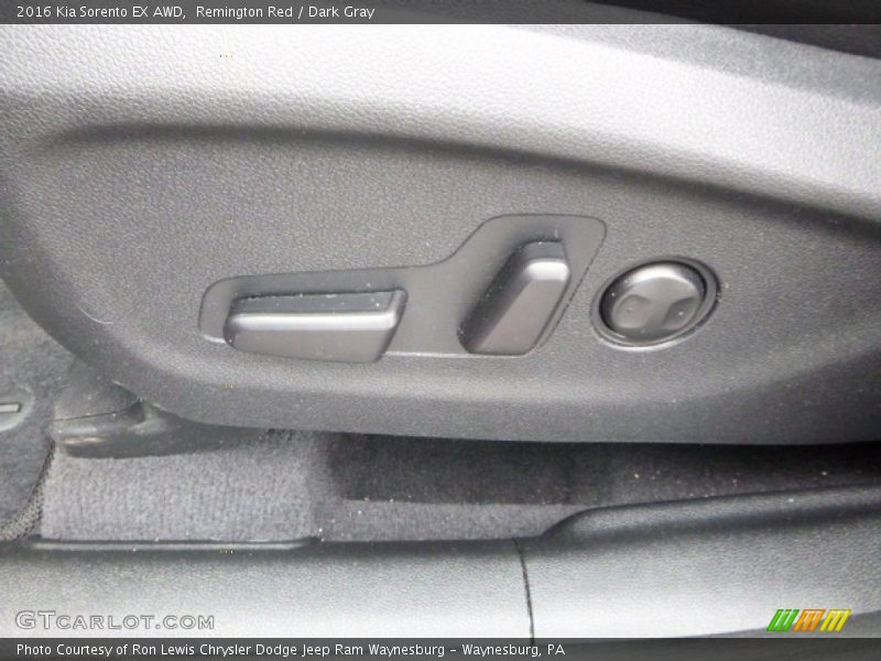Remington Red / Dark Gray 2016 Kia Sorento EX AWD