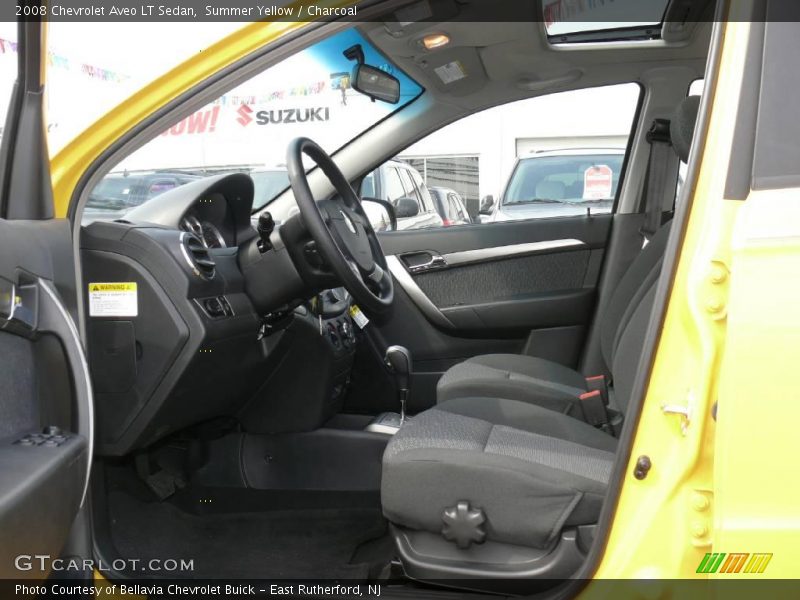 Summer Yellow / Charcoal 2008 Chevrolet Aveo LT Sedan