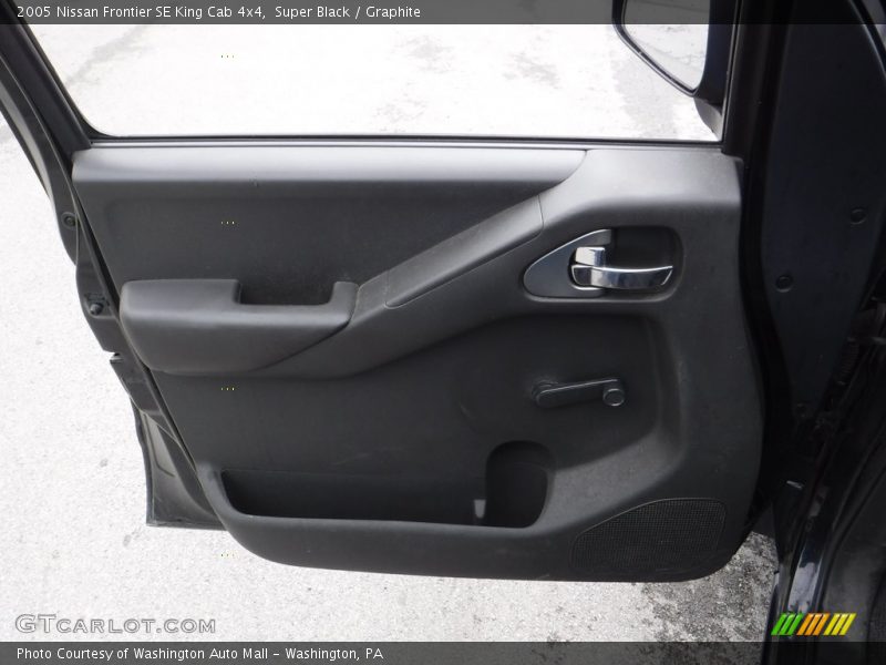 Super Black / Graphite 2005 Nissan Frontier SE King Cab 4x4