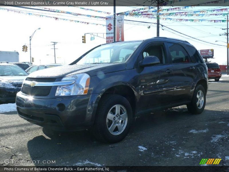 Granite Gray Metallic / Light Gray 2008 Chevrolet Equinox LT