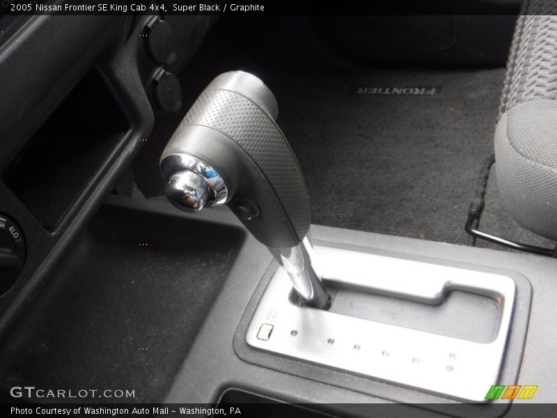 Super Black / Graphite 2005 Nissan Frontier SE King Cab 4x4