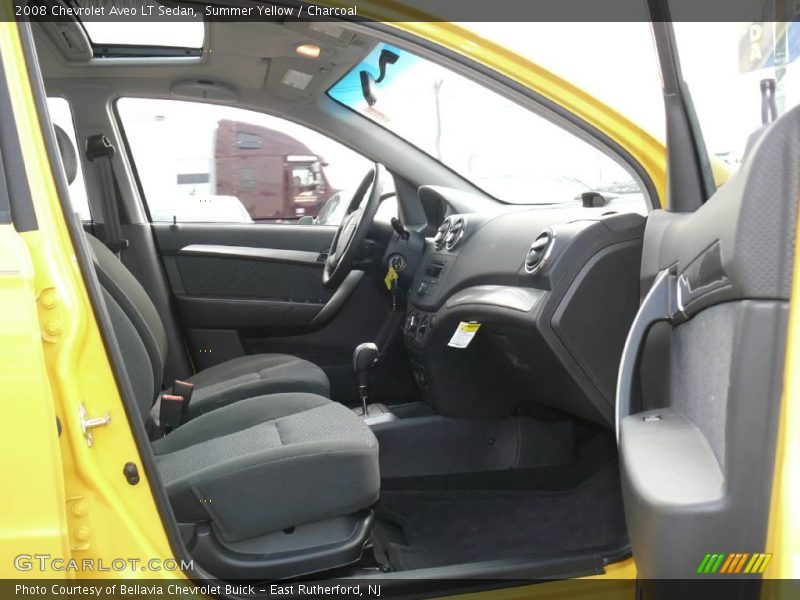 Summer Yellow / Charcoal 2008 Chevrolet Aveo LT Sedan