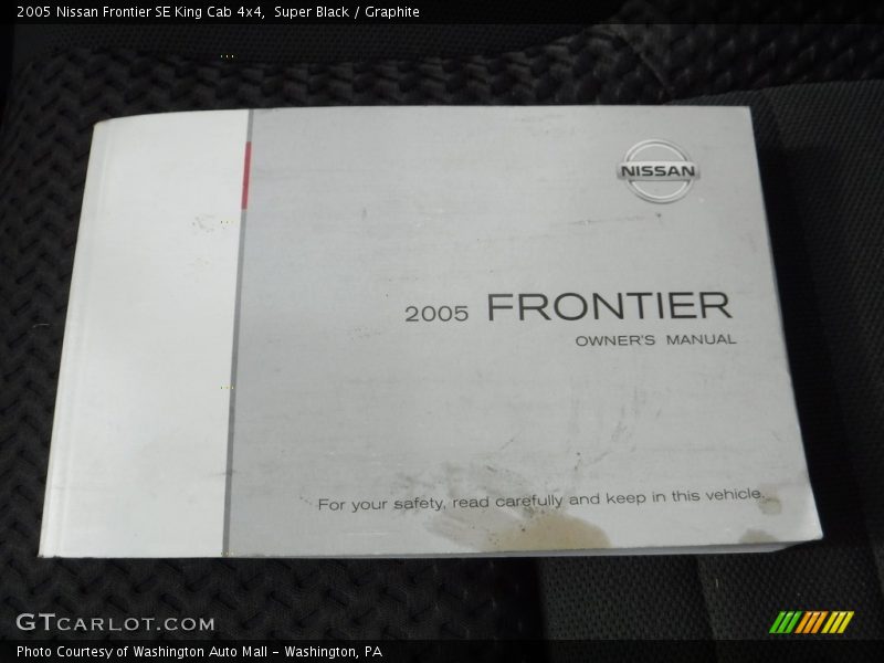 Super Black / Graphite 2005 Nissan Frontier SE King Cab 4x4
