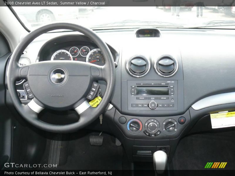 Summer Yellow / Charcoal 2008 Chevrolet Aveo LT Sedan