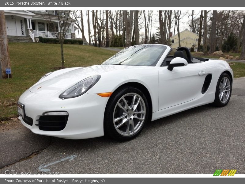 White / Black 2015 Porsche Boxster