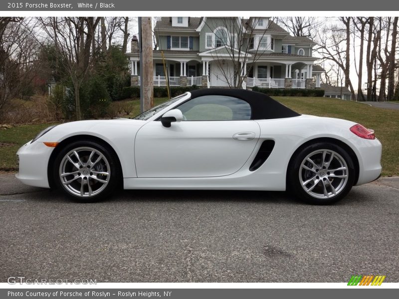 White / Black 2015 Porsche Boxster