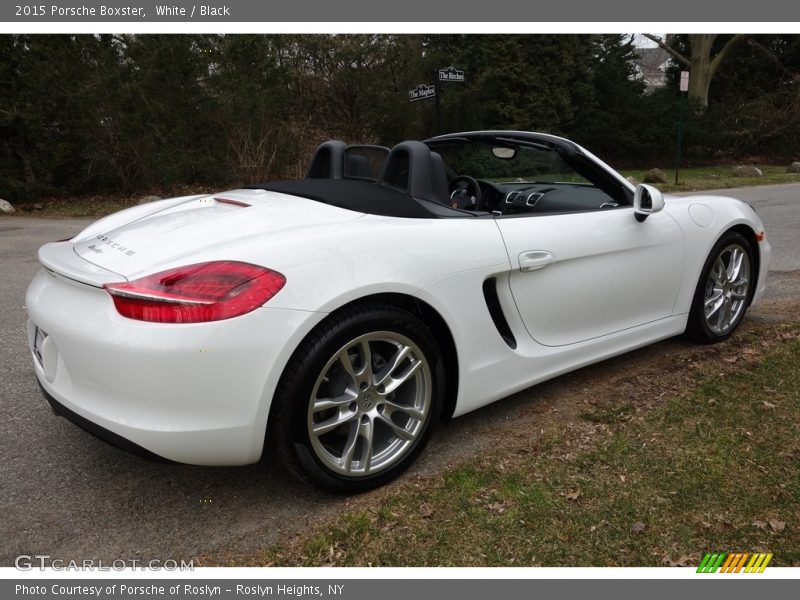 White / Black 2015 Porsche Boxster