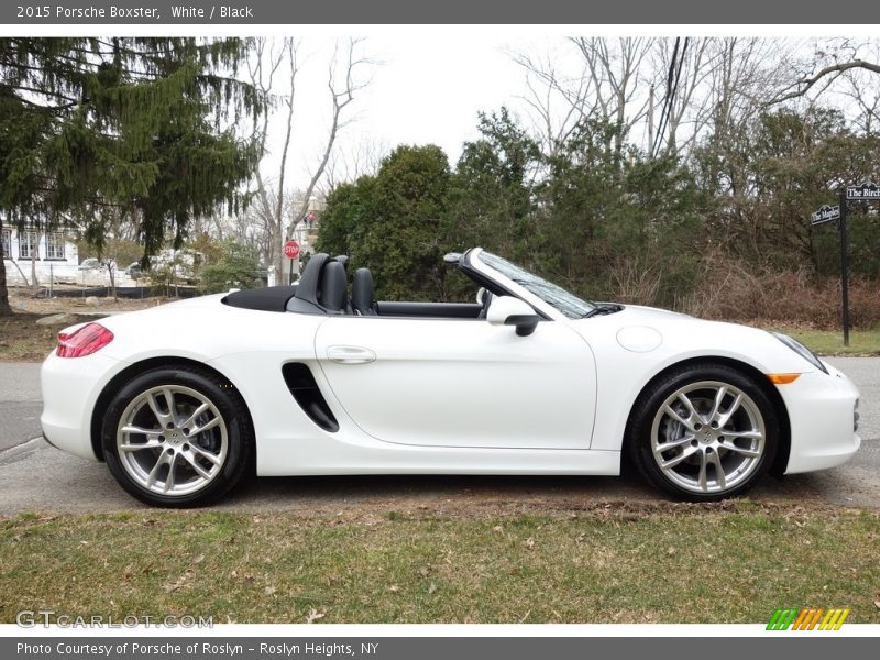 White / Black 2015 Porsche Boxster