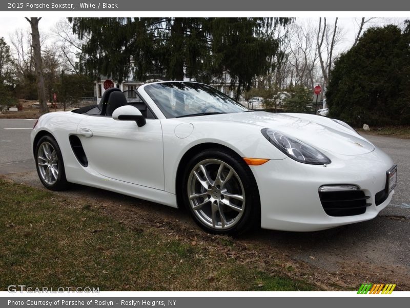 White / Black 2015 Porsche Boxster