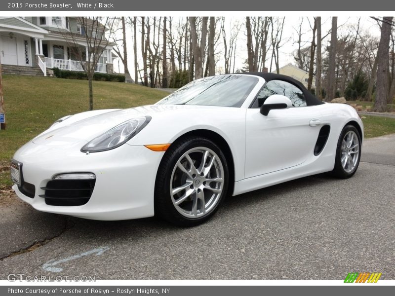 White / Black 2015 Porsche Boxster