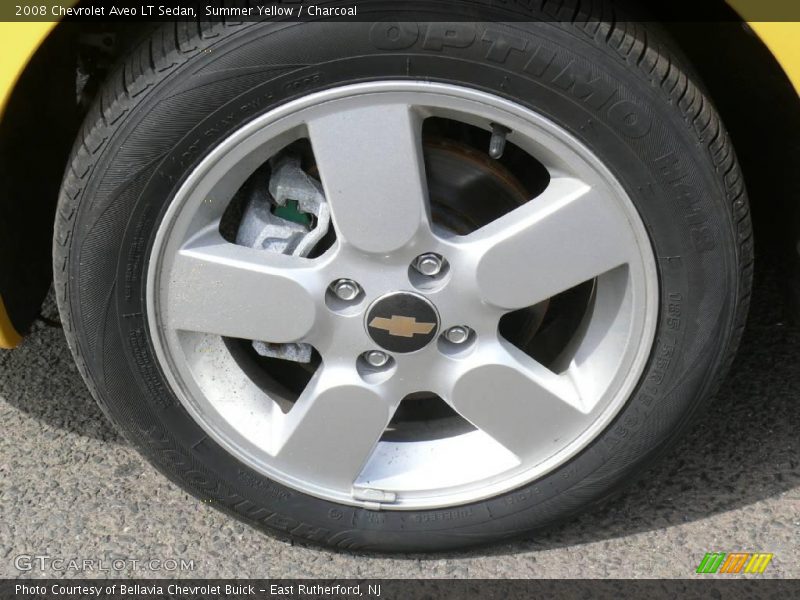 Summer Yellow / Charcoal 2008 Chevrolet Aveo LT Sedan